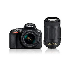 USED I Nikon D5600 DSLR Camera with AF-P 18-55 mm + AF-P 70-300 mm VR Kit